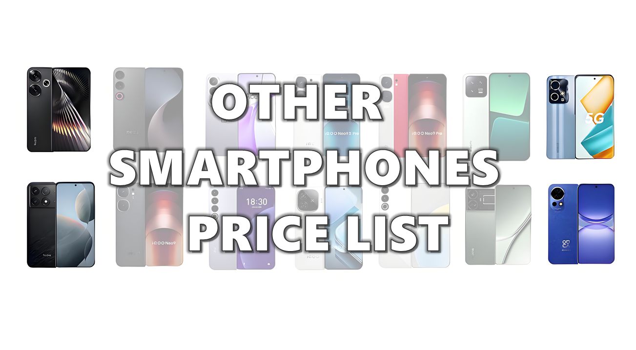 OTHER SMARTPHONES PRICE LIST