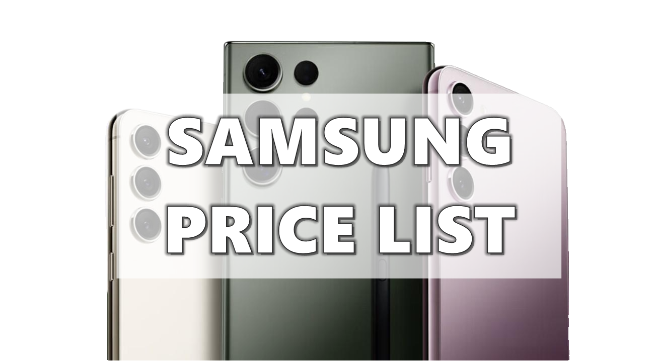 SAMSUNG PRICE LIST